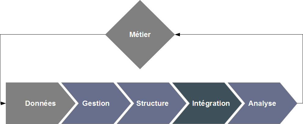 Processus de mise en valeur de l'information : intégration de données hétérogènes.