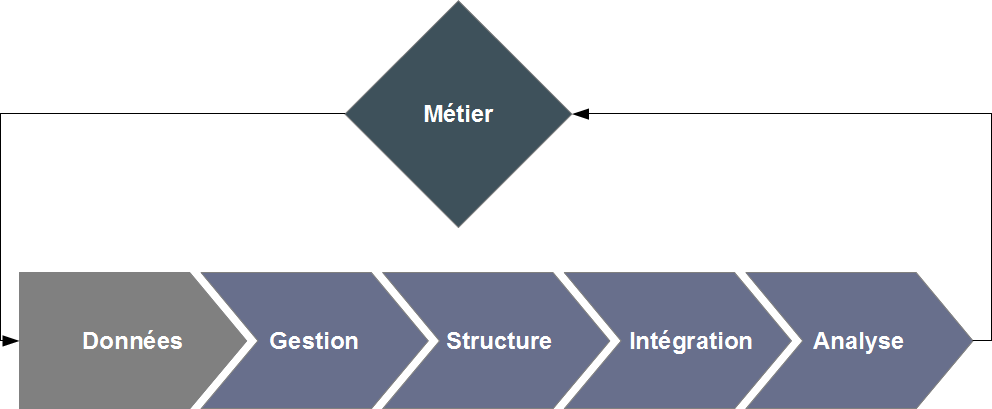 Processus de mise en valeur de l'information : analyse sectorielle et fonctionnelle.