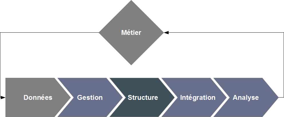 Processus de mise en valeur de l'information : structuration de la connaissance.